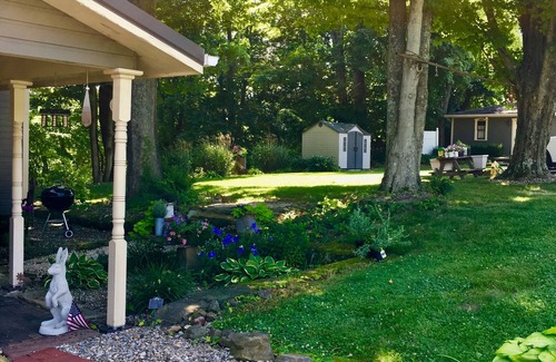 Deersville Haus | Genießen Sie den Tappan Lake im viktorianischen Haus aus dem Jahr 1860 im malerischen Deersville