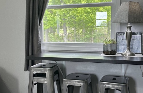 Bellaire Wohnung | Genießen Sie Ihren Aufenthalt in unserer Schwiegersuite, nur wenige Minuten von Bellaire, MI, entfernt.