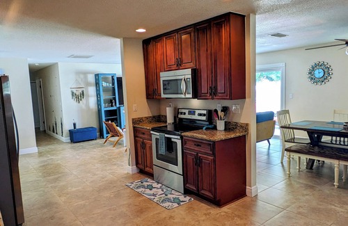 Venetian Way Haus | Entire home in Cocoa Beach, Florida. 6 guests, 4 bedrooms, 5 beds, 2 baths