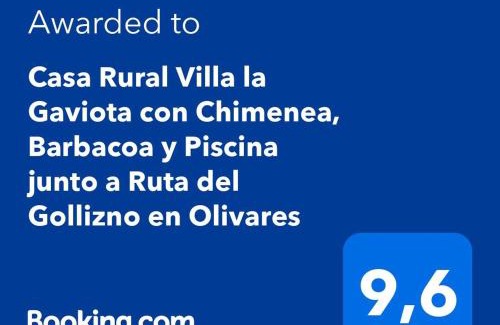 Moclin Wohnung | Escapada invernal, chimenea y barbacoa en Villa la Gaviota junto a Ruta del Gollizno en Olivares