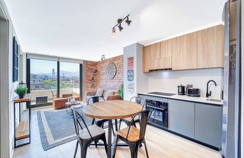 Nunoa Wohnung | Espacio Nunoa 1BR, balcony and free parking