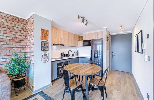 Nunoa Wohnung | Espacio Nunoa 1BR, balcony and free parking