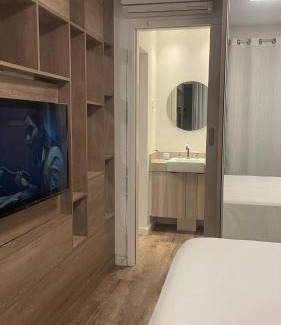 Gonzaga Wohnung | Estanconfor Santos 705 com estacionamento GRÁTIS