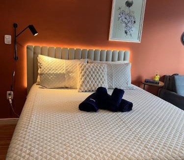 Sao Benedito Wohnung | Estudio moderno na melhor localização de Poços