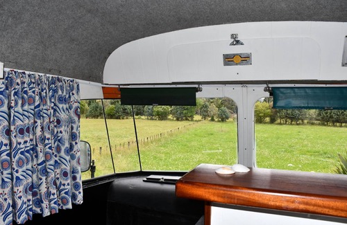 Northland Haus | Evi the school bus at Oromahoe Downs Farm