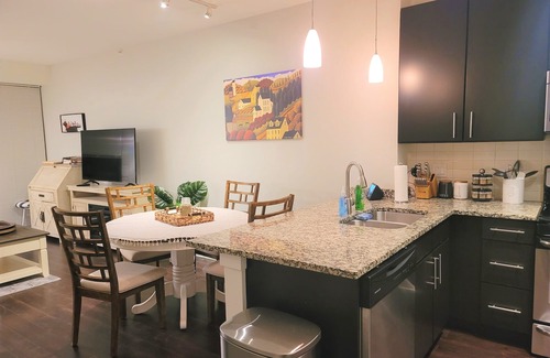 Evanston Wohnung | Executively Appointed Condo, w/resort amenities, IND GAR, Pool, Gym+ Biz Lounge