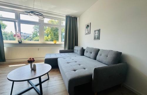 Recklinghausen Wohnung | Exklusives Studio - Zentral Innenstadtlage - Kostenloser Parkplatz - Aufzug - Modern für bis zu 4 Personen - Smart Home