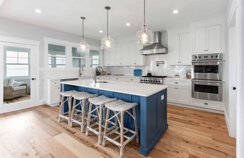 Ship Bottom Haus | Expansive Bayfront Home w/ Heated Saltwater Pool & Dock