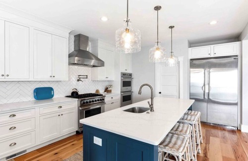 Ship Bottom Haus | Expansive Bayfront Home w/ Heated Saltwater Pool & Dock