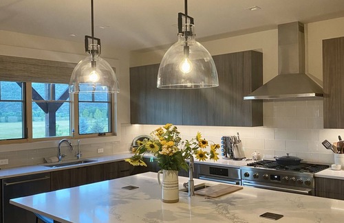 Cerise Ranch Haus | Fabulous newly built home with wonderful views down valley near Basalt 9 miles.