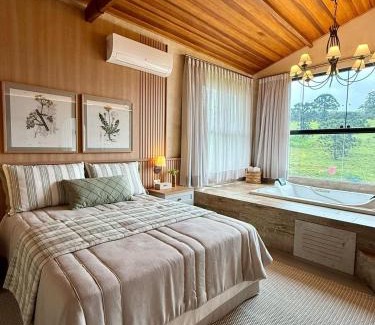 Pedra Bela Haus | Fazenda com 3 espaços independentes - 10 suítes com PISCINA, 4 suítes com JACUZZI ou Chalé romântico com JACUZZI - Wi-Fi 400MB Lagos e Cavalos