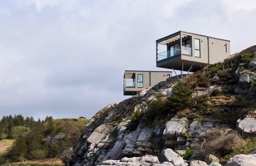 Herdla Kabine | Fjord Suite 2 l Premium Exp l 40min from Bergen