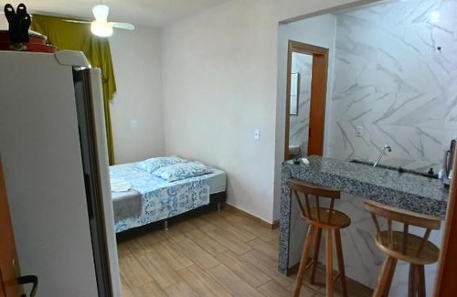Sao Thome das Letras Wohnung | Flat 02 com Varanda - Avenida Hospedagem