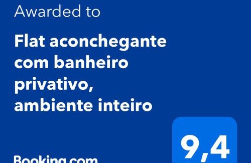 Alphaville Haus | Flat aconchegante com banheiro privativo, ambiente inteiro