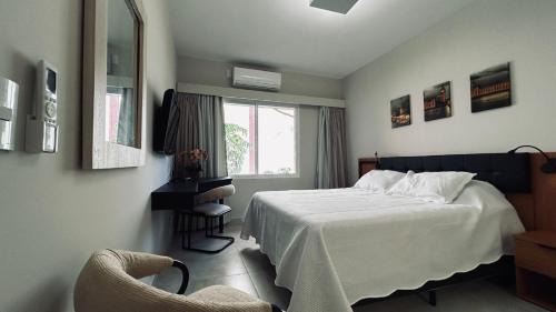 Ribeirao Preto Wohnung | Flat em Hotel com piscina, garagem, Wi-fi e Limpeza diária