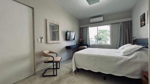 Ribeirao Preto Wohnung | Flat em Hotel com piscina, garagem, Wi-fi e Limpeza diária