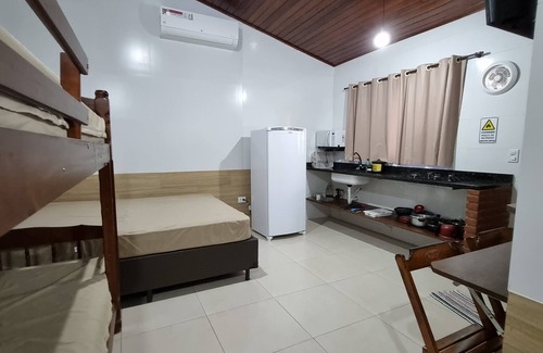 Barra do Una Haus | Flat n3 com Cozinha e Banheiro na Barra do Una em São Sebastião