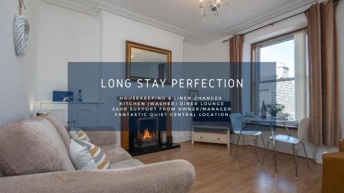 Aberdeen West End Wohnung | Free Parking, 1 Bed Apt, Half Mile to Union Street yet Quiet, Fast WIFI, Ideal for Long Term Contractor, etc Stays, Fully Equipped Kitchen, Regular Housekeeping Option - See Our Dwellcome Home Ltd Site for Assurance