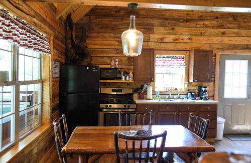 Leeper Kabine | Friendly Bear Log Cabin near Cook Forest State Park