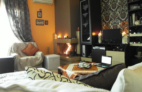 Nea Michaniona Wohnung | Full Lux Coastal Apt 30 Minuten von Thes / Niki, 67 m2, WiFi, Satelliten