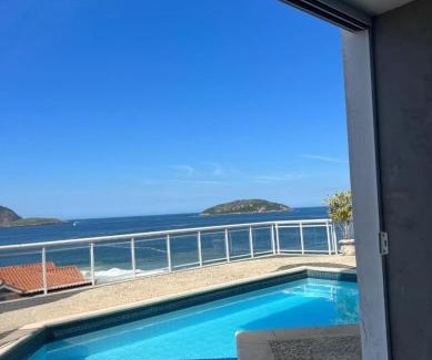 Camboinhas Haus | Full view of the Sea in Camboinhas, Niterói-RJ