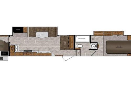 Bayfield Haus | Fully Setup RV for Glamping #27 at Blue Spruce RV Park & Cabins