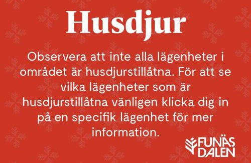 Funasdalen Wohnung | Funäsdalsporten Funäsdalen