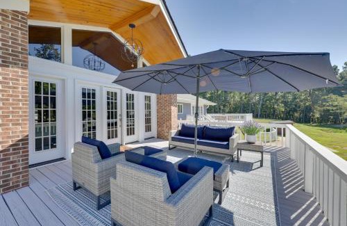 Louisburg Haus | Game Room and Pool! Luxe Louisburg Farmhouse