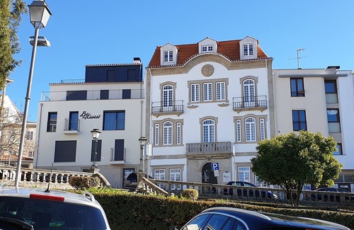 Viseu Wohnung | Blick auf den Garten, Balkon, Apartment im Herzen von Viseu mit WLAN