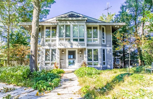 Shorewood-Tower Hills-Harbert Haus | Gigantic lakefront home with private hot tub, washer/dryer, AC, deck, & firepit