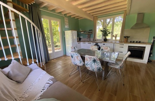Dommartin-les-Cuiseaux Skihütte | Gîte de la Liambe -wooden house in the countryside - sleeps 4 to 6 -