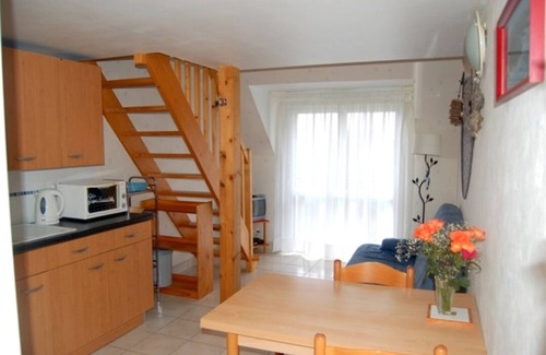 Erdeven Wohnung | Gîte Roelan, ocean view at 700 m - Erdeven beach - studio with mezzanine -