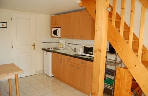 Erdeven Wohnung | Gîte Roelan, ocean view at 700 m - Erdeven beach - studio with mezzanine -