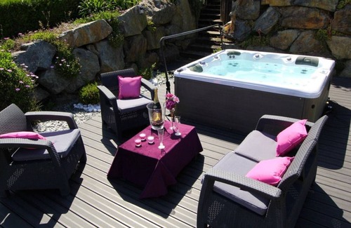 Loguivy Haus | Gite with SPA in Loguivy des Meeres mit Blick auf die Insel Brehat in der Nähe von Paimp ...