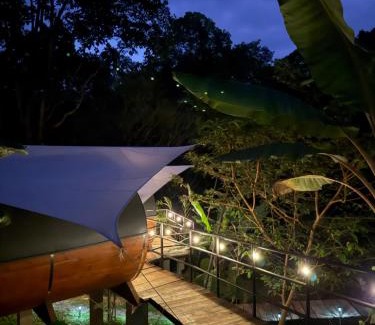 Puerto Jimenez Kabine | Glamping in jungle - Corcovado Nature Wonders - amazing views - available scooter
