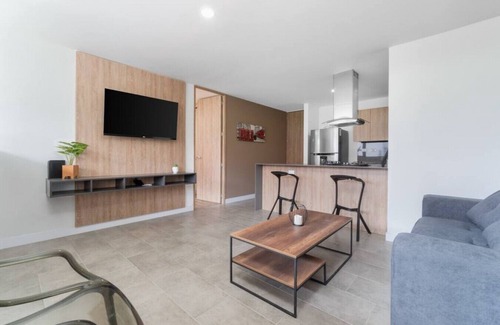 La Aguacatala Wohnung | Go Living 203 · Cozy Apt near Milla de Oro with AC, GYM & Co-work