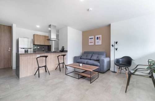 La Aguacatala Wohnung | Go Living 203 · Cozy Apt near Milla de Oro with AC, GYM & Co-work