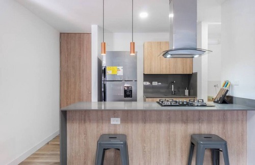 La Aguacatala Wohnung | Go Living 606 · Stylish 1BR Apt near Milla de Oro-AC fast Wi-Fi