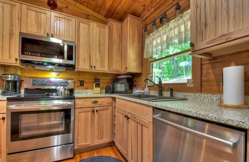 Ellijay Kabine | Goldfinch Rustic Retreat | Hot Tub & Fire Pit