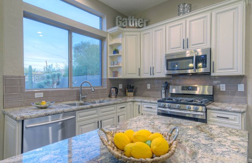 Las Sendas Haus | Gewohnheit, umgebautes Haus auf dem Las Sendas Golfplatz; Option zum Erwärmen des Pools; Whirlpool