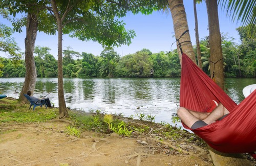 Hopkins Kabine | Gorgeous Studio Cabin located on the tropical Banks of the Sittee River