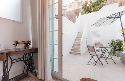 Santa Engracia Wohnung | Grace Garden Home ist ein natürlicher Garten mit Blick auf den Fluss im Zentrum von Lissabon