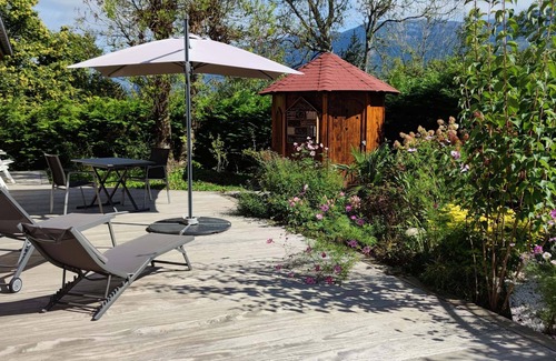 Trevignin Skihütte | Guest room "As obvious" with indoor swimming pool, jacuzzi, hammam and sauna,