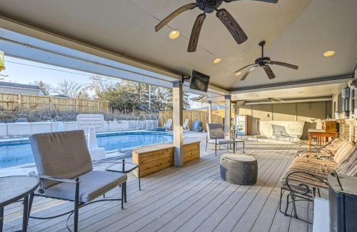 Arvada Haus | Guest Suite With A Pool A Hot Tub And A Fireplace In Arvada