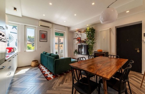 Ostiense Wohnung | GuestHost - Colorful Apt in Vintage-Modern Style