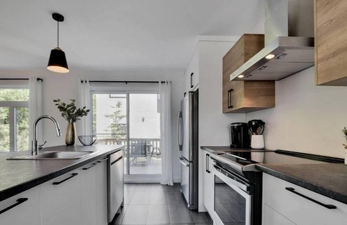 Pont-Rouge Skihütte | Halte | Détente familiale | Spa et Sauna