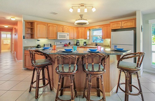 Cocoa Beach Haus | Heated Pool - Tiki Hut - Game Room - Walk to Beach