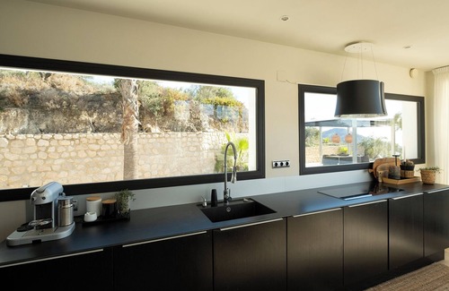 Jete Villa | Hügelhaus Spanien -Villa casa blanca mit Meer- und Bergblick, Pool und Whirlpool