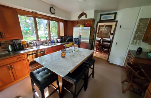 Fremont Haus | Historic Riverside Retreat with Modern Comforts in Fremont, Ohio