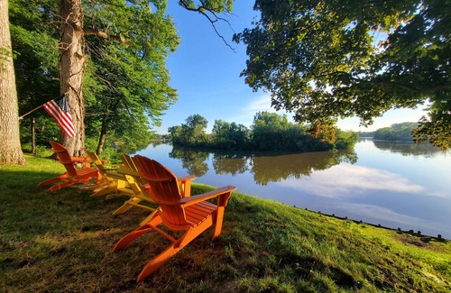 Fremont Haus | Historic Riverside Retreat with Modern Comforts in Fremont, Ohio